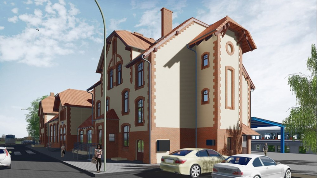 Tak ma wyglądać zrewitalizowany dworzec kolejowy w Szczecinku