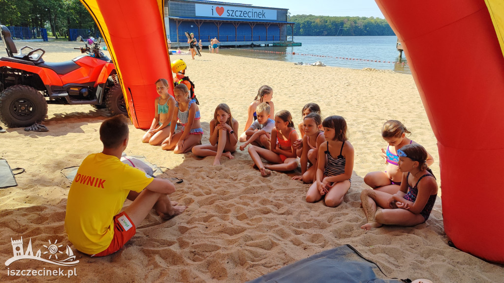 WOPR prowadzi nad Trzesieckiem akcję edukacyjną „Trzeźwość nad wodą”