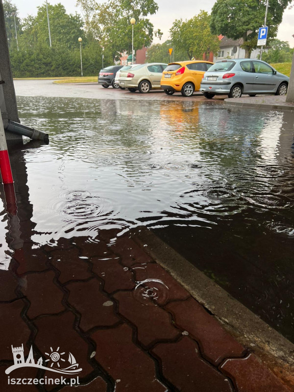 Skutki burz w Szczecinku