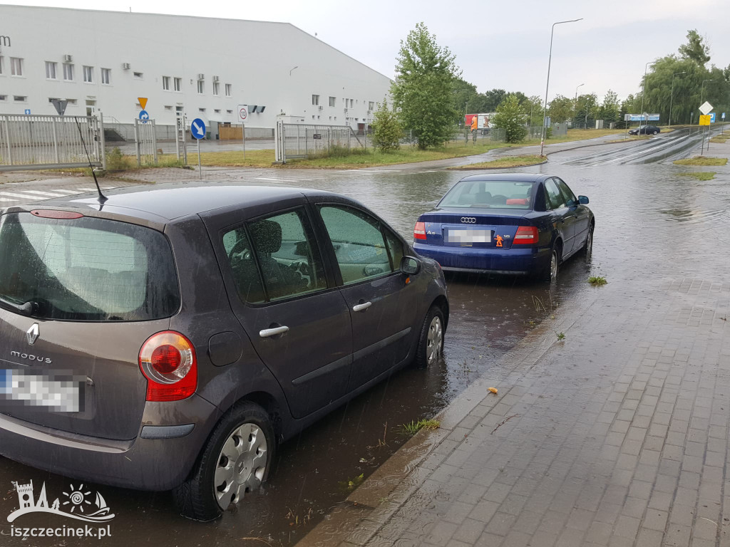 Skutki burz w Szczecinku