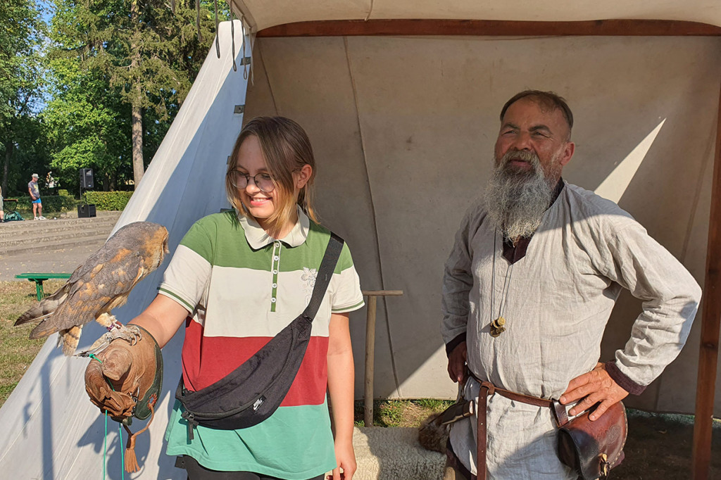 Nie rycerze, a woje. Piknik Słowiański nad rzeką Gęsią.