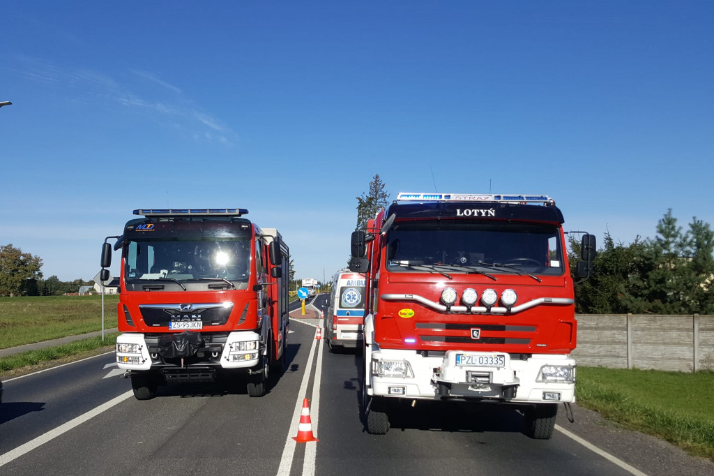 Stłuczka na krajowej „jedenastce”. Utrudnienia w ruchu