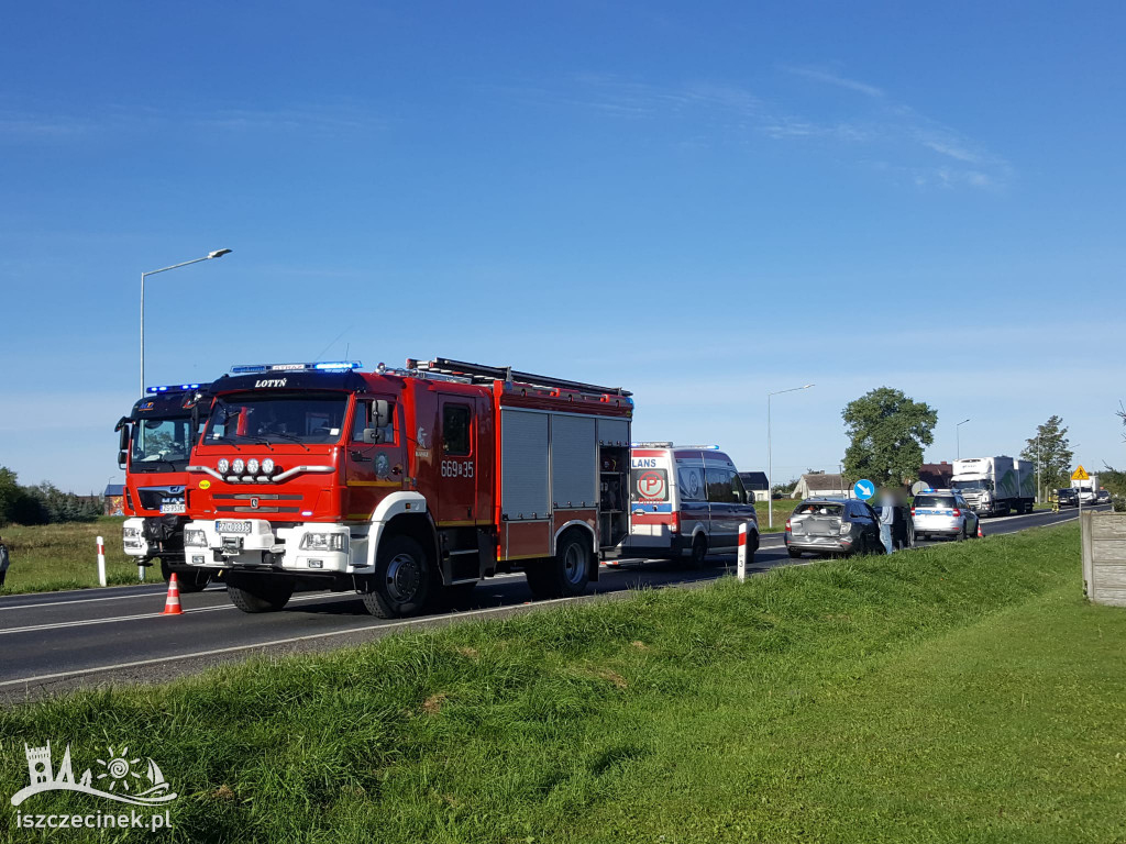 Stłuczka na krajowej „jedenastce”. Utrudnienia w ruchu