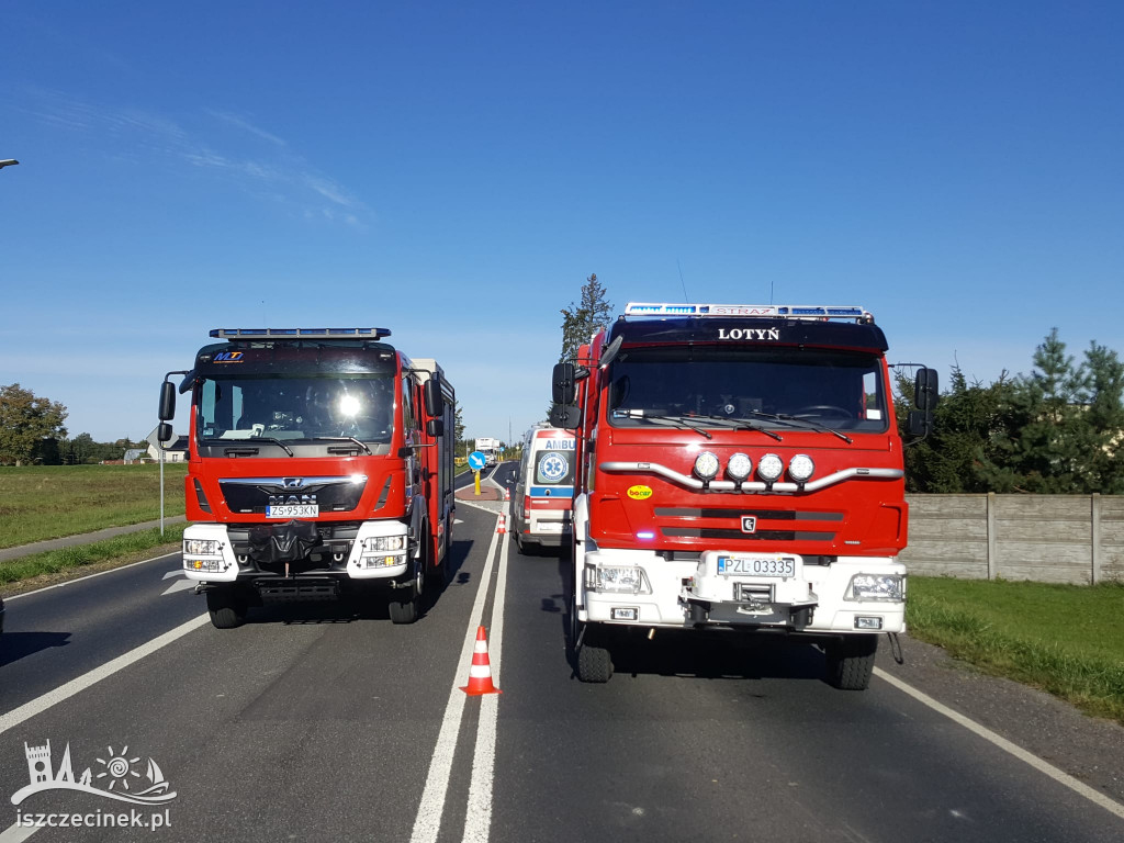 Stłuczka na krajowej „jedenastce”. Utrudnienia w ruchu
