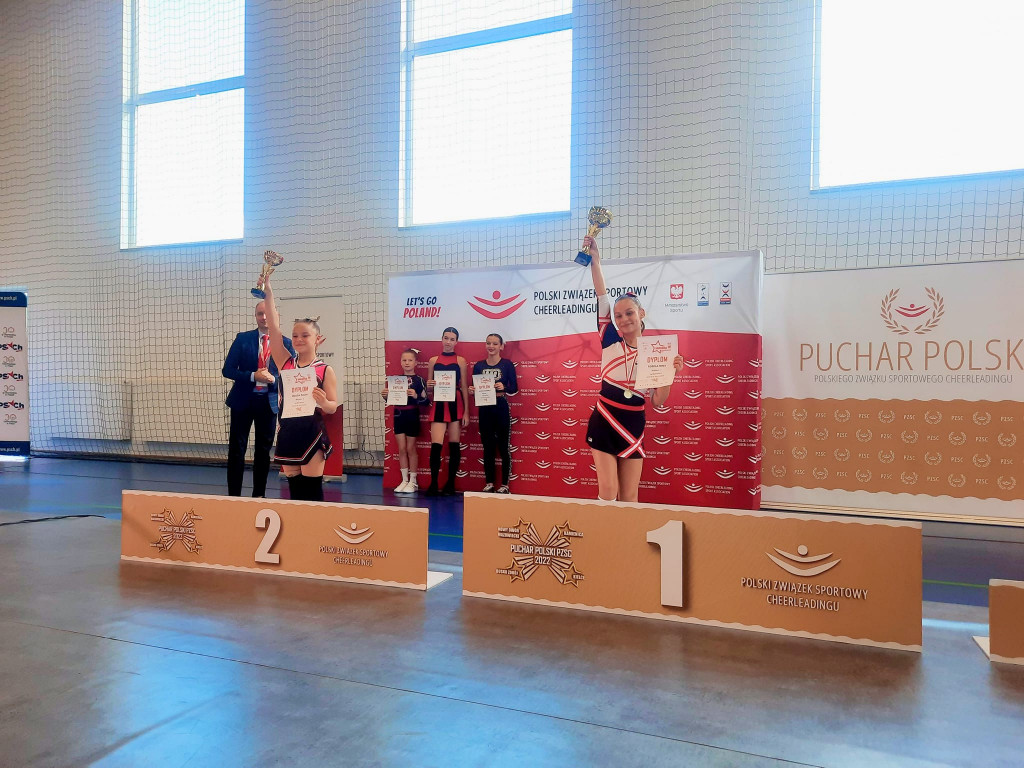 Szczecineckie cheerleaderki do domu wróciły z pucharami