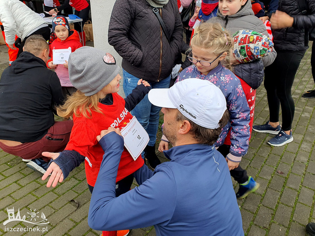 Pierwszy przedszkolny Bieg Niepodległości. Maluchy wiedzą czym jest patriotyzm.