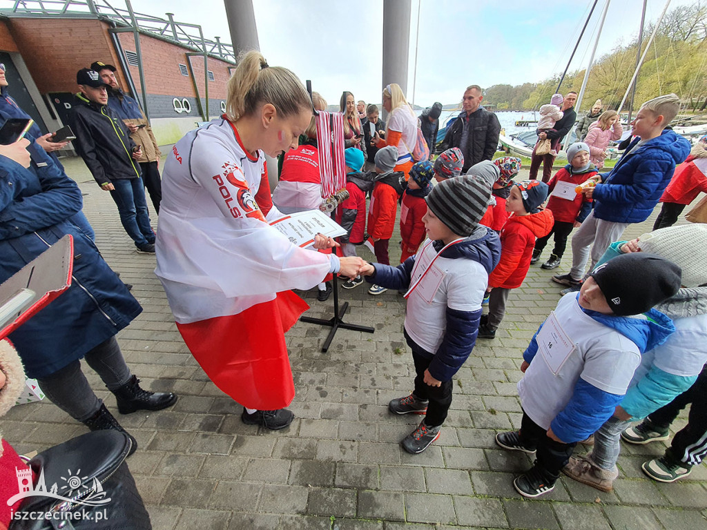 Pierwszy przedszkolny Bieg Niepodległości. Maluchy wiedzą czym jest patriotyzm.
