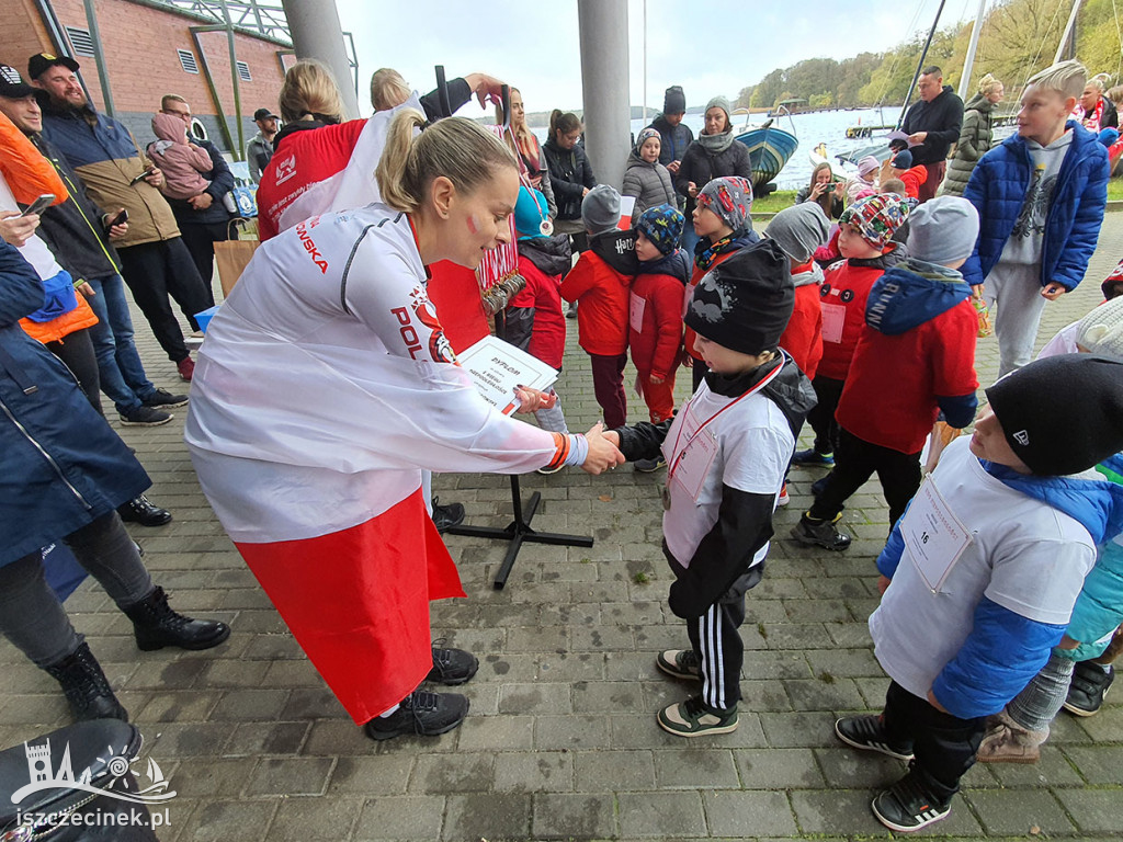 Pierwszy przedszkolny Bieg Niepodległości. Maluchy wiedzą czym jest patriotyzm.