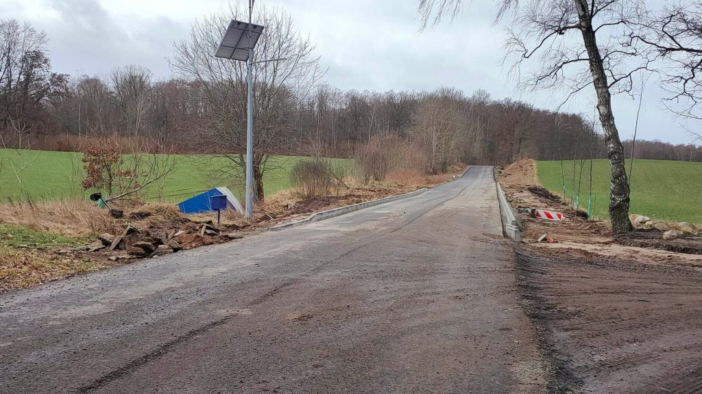 Trwają zaawansowane prace przy przebudowie odcinka drogi Juchowo – Radacz
