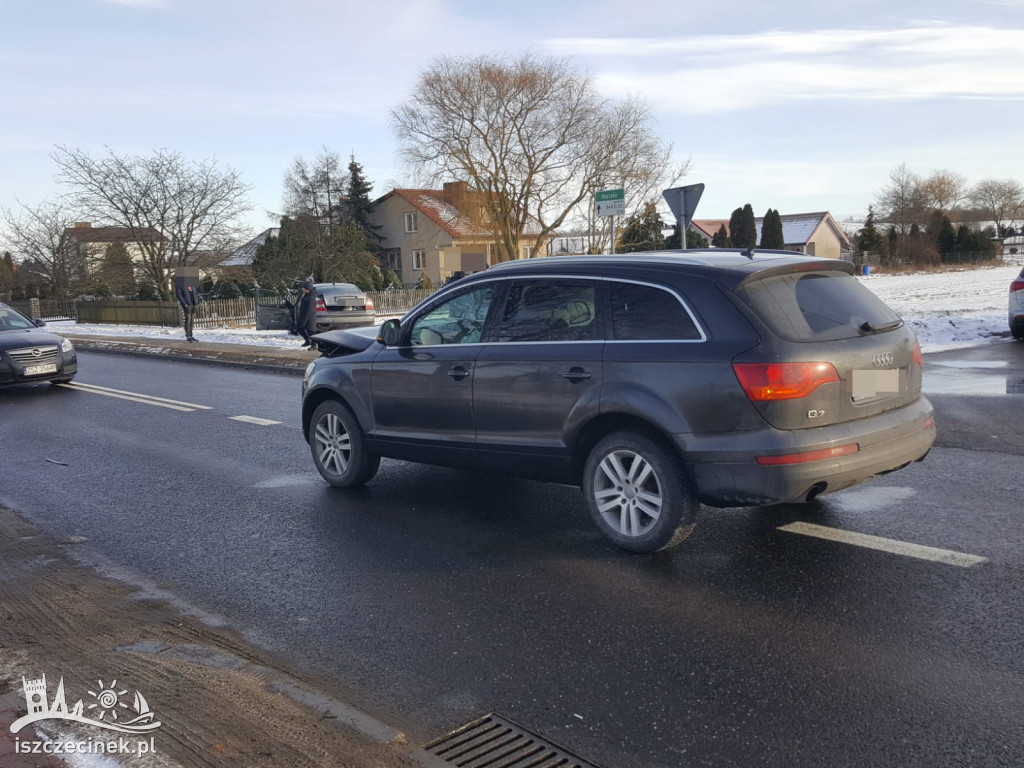 Najechanie na tył. Drogowy klasyk w Marcelinie