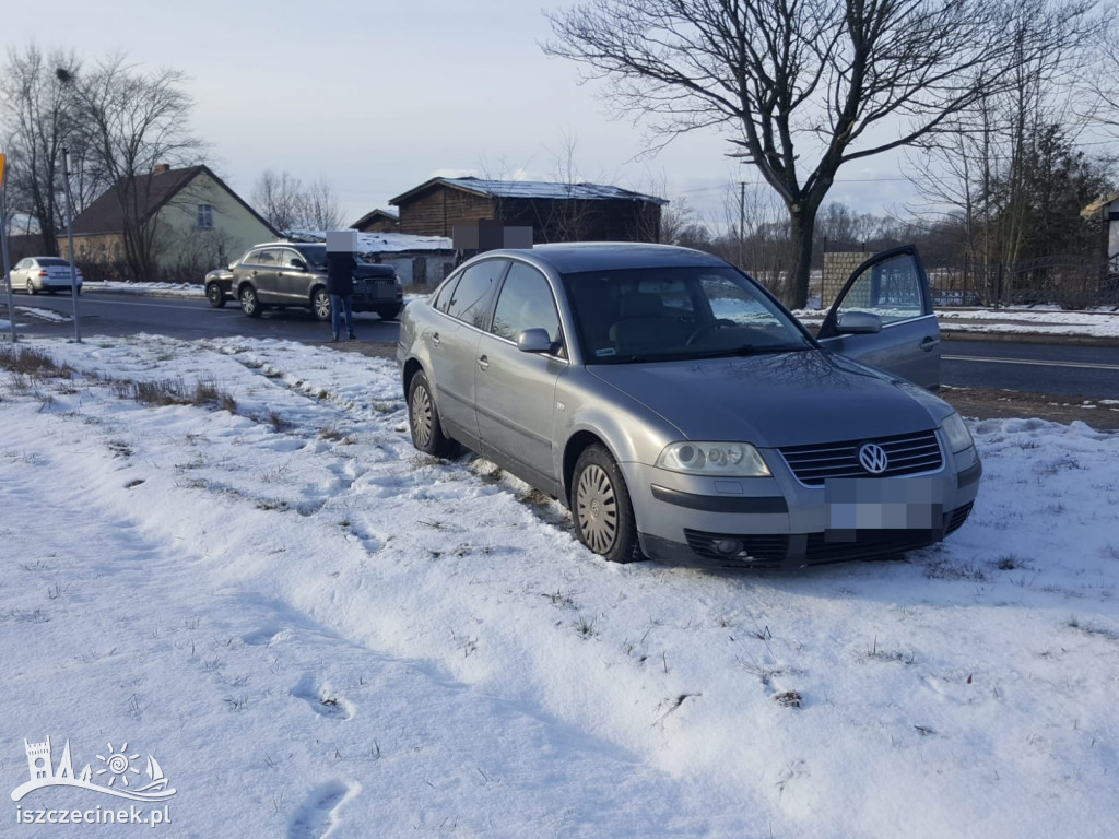 Najechanie na tył. Drogowy klasyk w Marcelinie