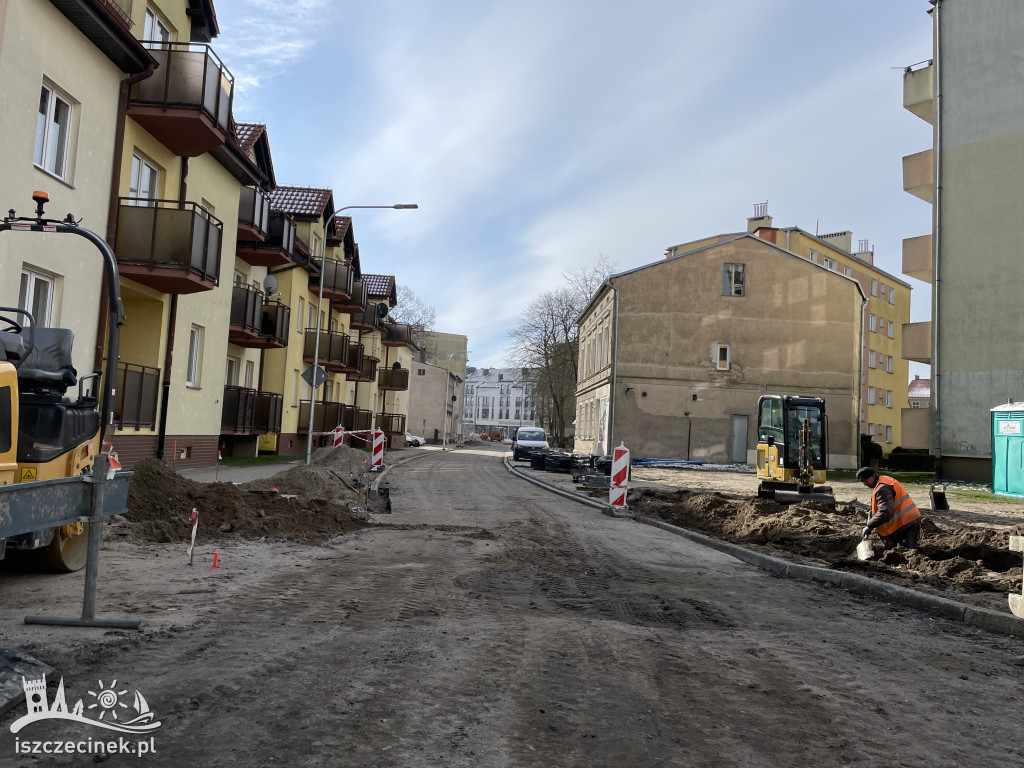 Trwa remont ulicy Koszalińskiej