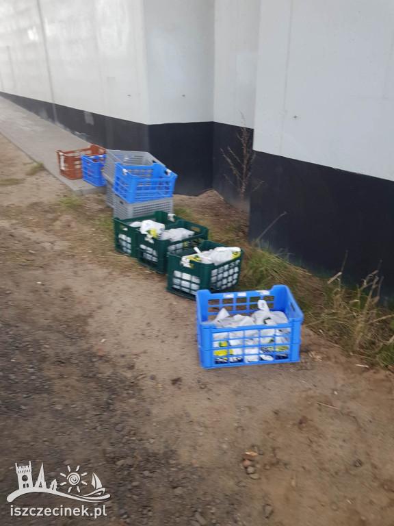 Dostawcy dietetycznego cateringu znaleźli sobie punkt przerzutowy... pod wiaduktem