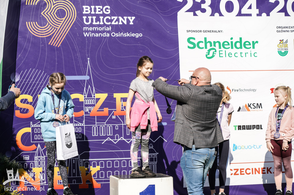 39. Bieg Uliczny Memoriał Winanda Osińskiego - biegi młodzieżowe