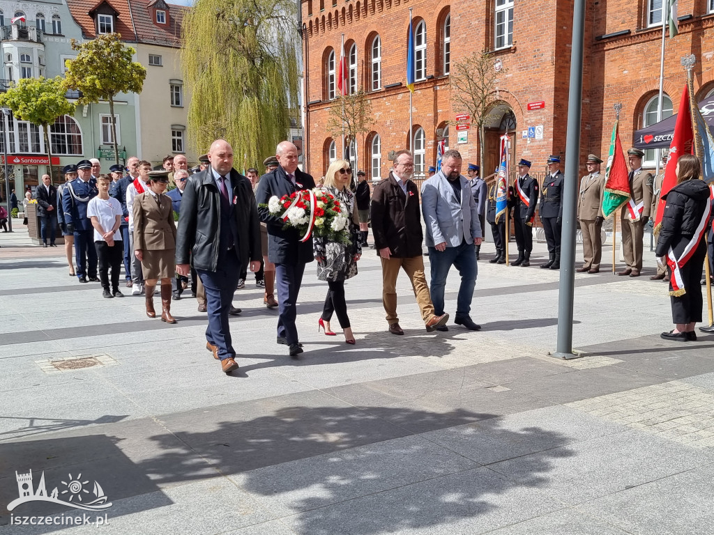 Szczecinek. Dziś świętujemy 232. rocznicę uchwalenia Konstytucji 3 Maja. Wiwat!