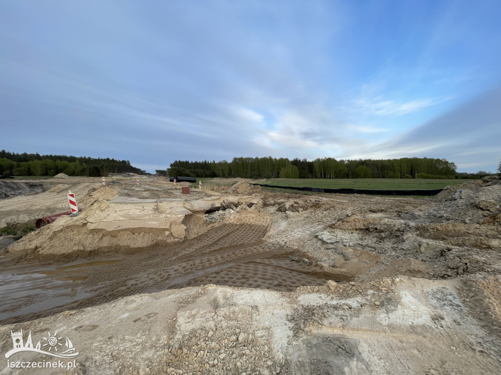 Budowa obwodnicy Szczecinka. Odwiedziliśmy plac budowy. Trwają zaawansowane prace