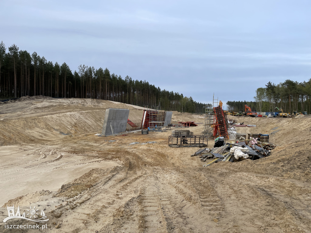 Budowa obwodnicy Szczecinka. Odwiedziliśmy plac budowy. Trwają zaawansowane prace
