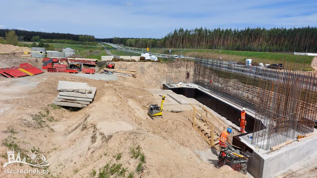 Budowa obwodnicy Szczecinka. Odwiedziliśmy plac budowy. Trwają zaawansowane prace