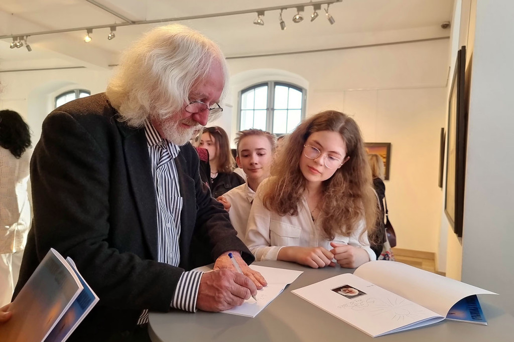 Mistrz pędzla i wizjoner. Siegfried Zademack odwiedził Szczecinek.