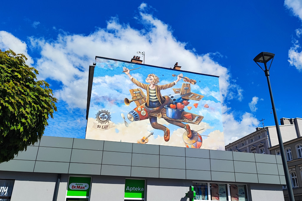 Mural na deptaku jest już gotowy. Tak się prezentuje