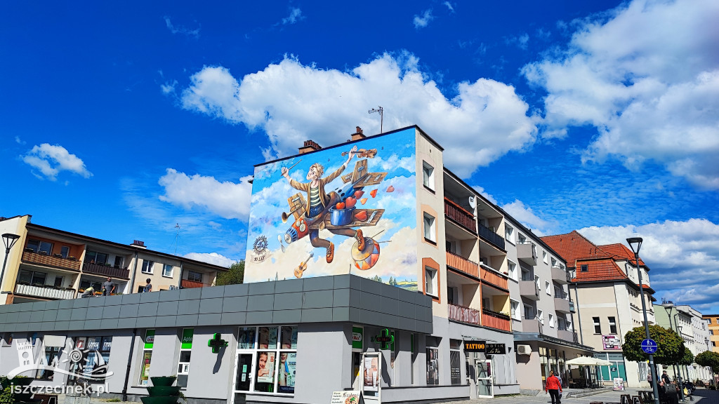 Mural na deptaku jest już gotowy. Tak się prezentuje