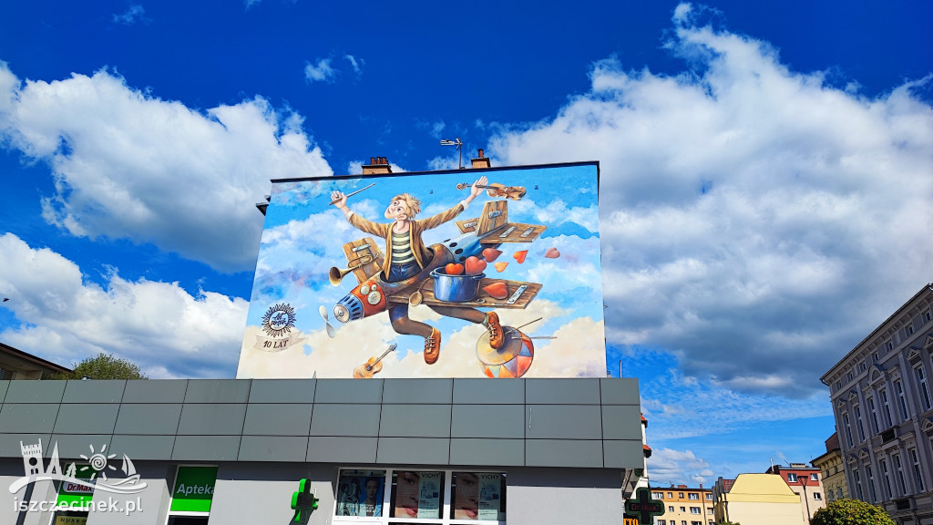 Mural na deptaku jest już gotowy. Tak się prezentuje