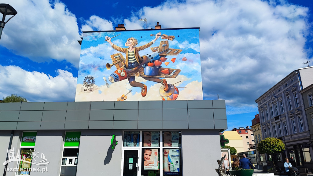 Mural na deptaku jest już gotowy. Tak się prezentuje
