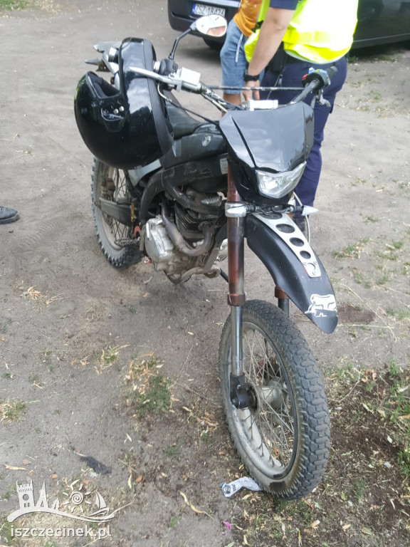 Pijany motocyklista spowodował wypadek. Chciał jeszcze odszkodowanie