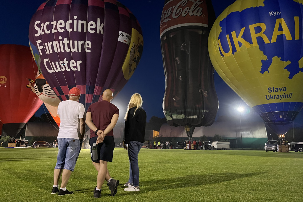 Nocna Gala Balonów, czyli fuzja ognia i muzyki - FOTORELACJA