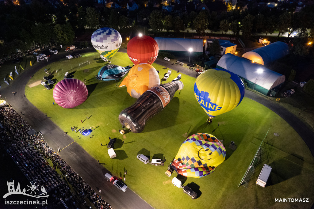 Nocna Gala Balonów, czyli fuzja ognia i muzyki - FOTORELACJA