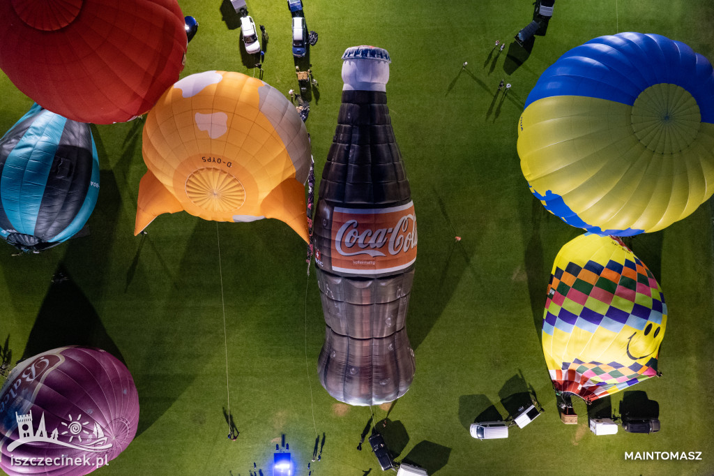 Nocna Gala Balonów, czyli fuzja ognia i muzyki - FOTORELACJA