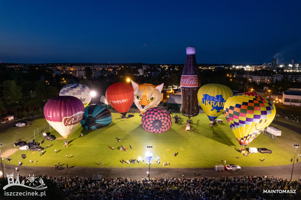 Nocna Gala Balonów, czyli fuzja ognia i muzyki - FOTORELACJA