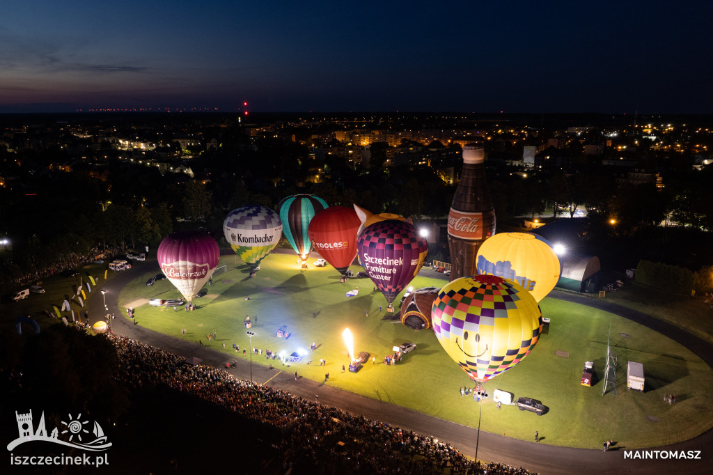 Nocna Gala Balonów, czyli fuzja ognia i muzyki - FOTORELACJA