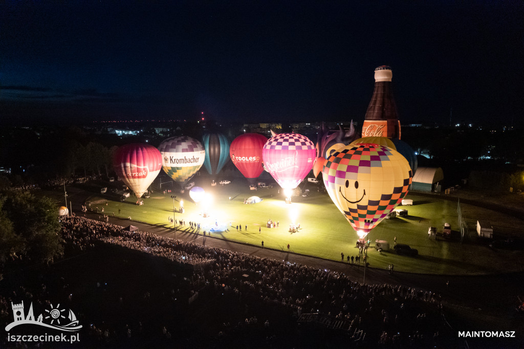 Nocna Gala Balonów, czyli fuzja ognia i muzyki - FOTORELACJA