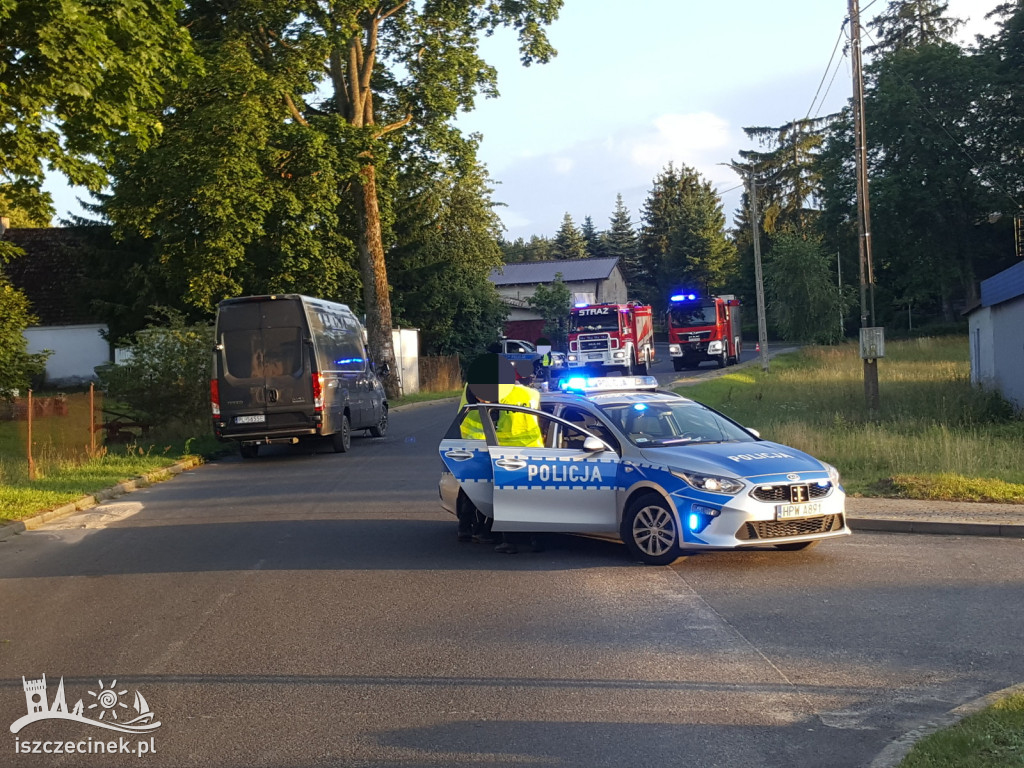 Roztrzaskany bus i budynek. Jedna osoba w szpitalu. Co wydarzyło się w Stepieniu?