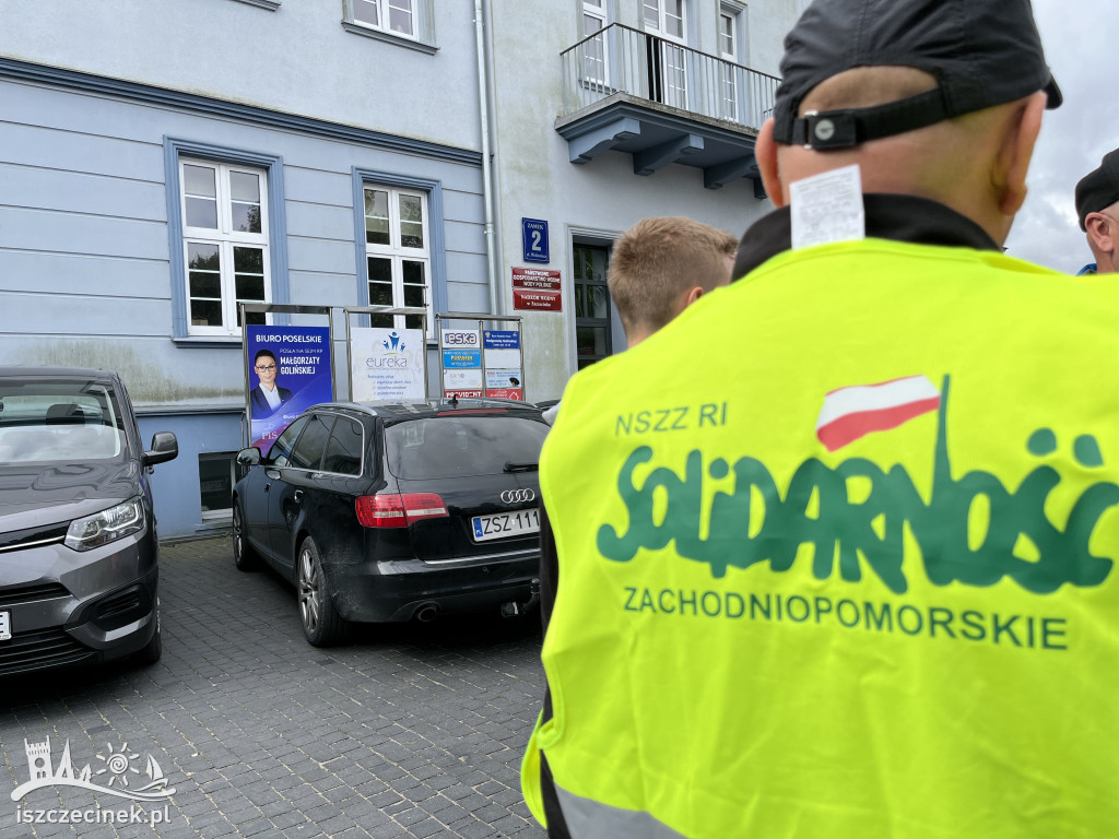 Protest rolników w Szczecinku
