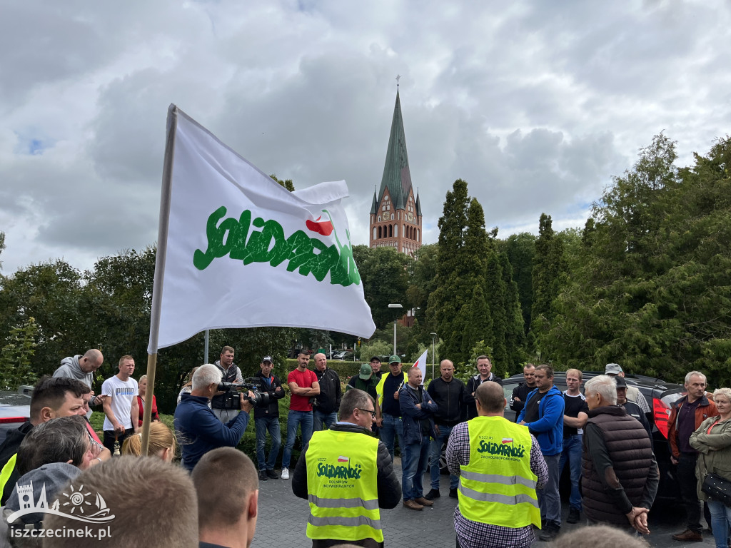Protest rolników w Szczecinku