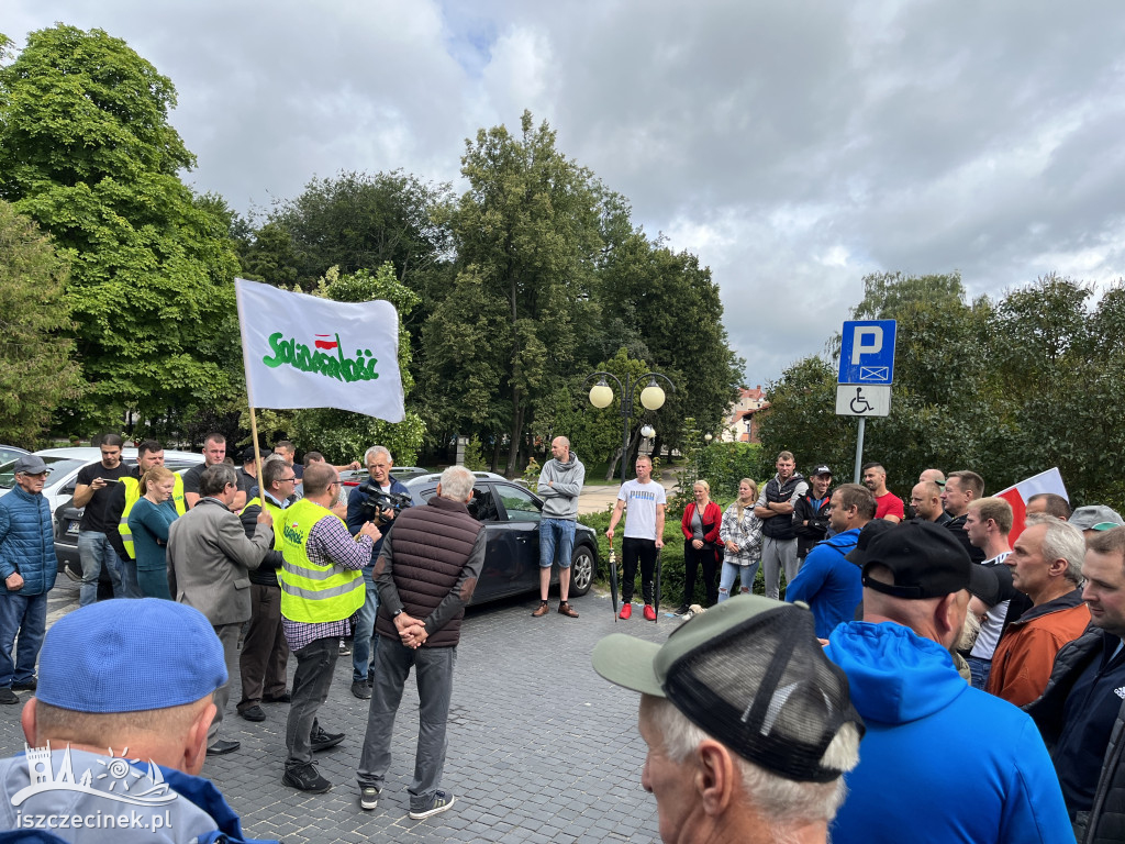Protest rolników w Szczecinku