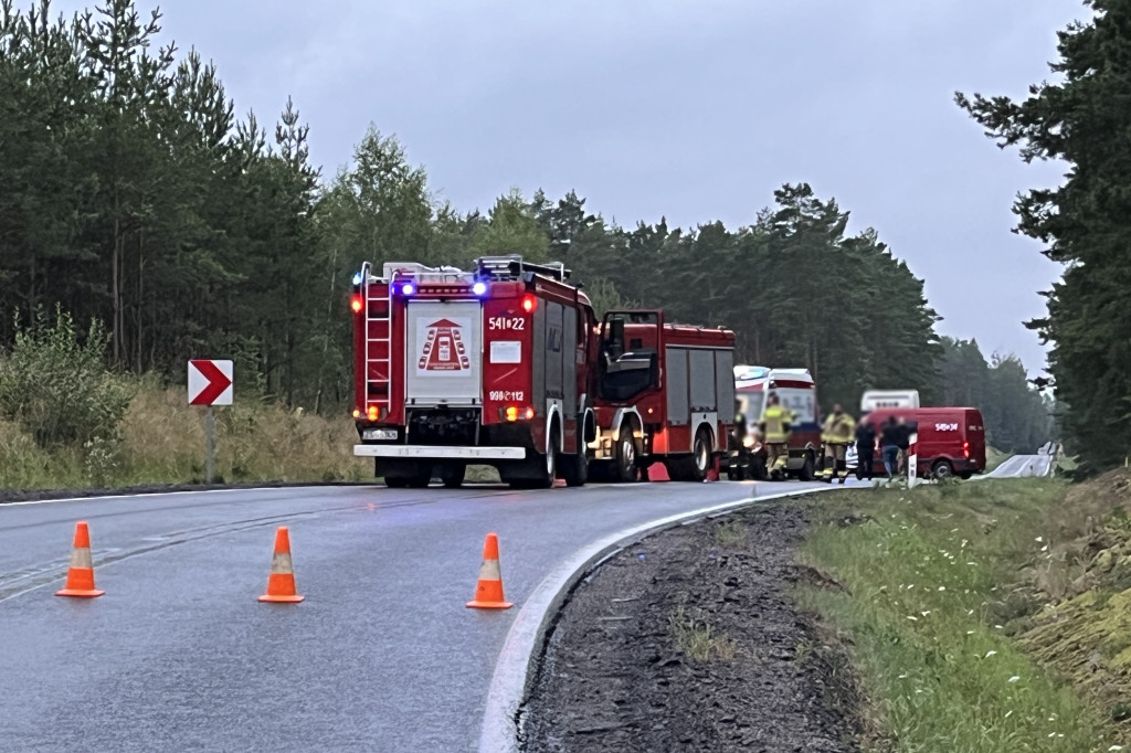 Tragiczny wypadek na DK20. Nie żyje motocyklista