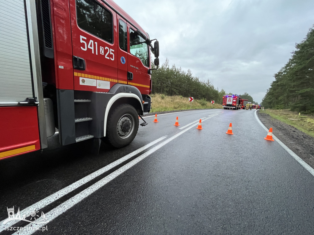 Tragiczny wypadek na DK20. Nie żyje motocyklista