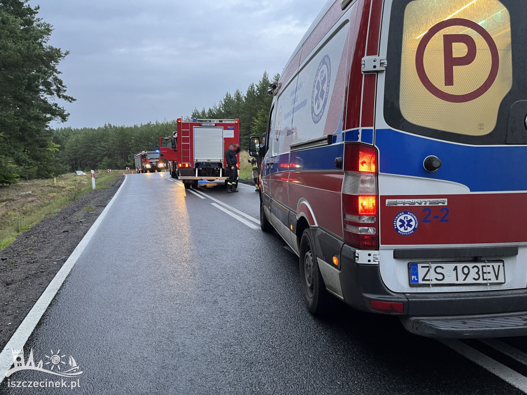 Tragiczny wypadek na DK20. Nie żyje motocyklista