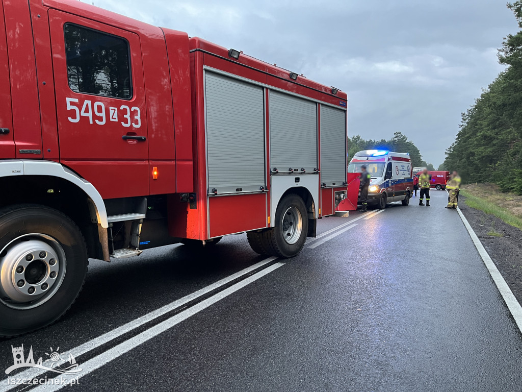 Tragiczny wypadek na DK20. Nie żyje motocyklista