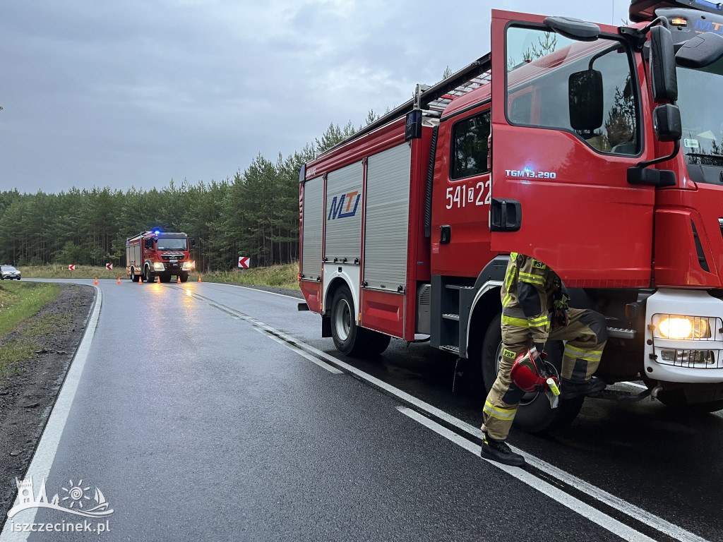 Tragiczny wypadek na DK20. Nie żyje motocyklista