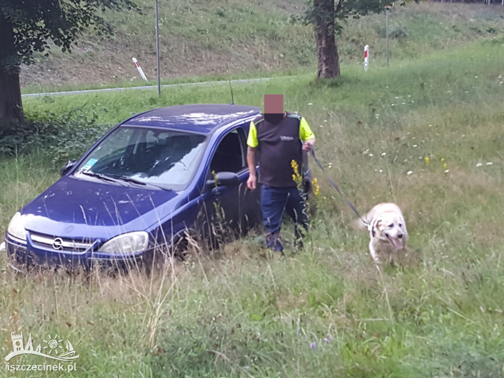 Wypadli oplem z drogi. Pijany kierowca próbował uciekać przed policjantami