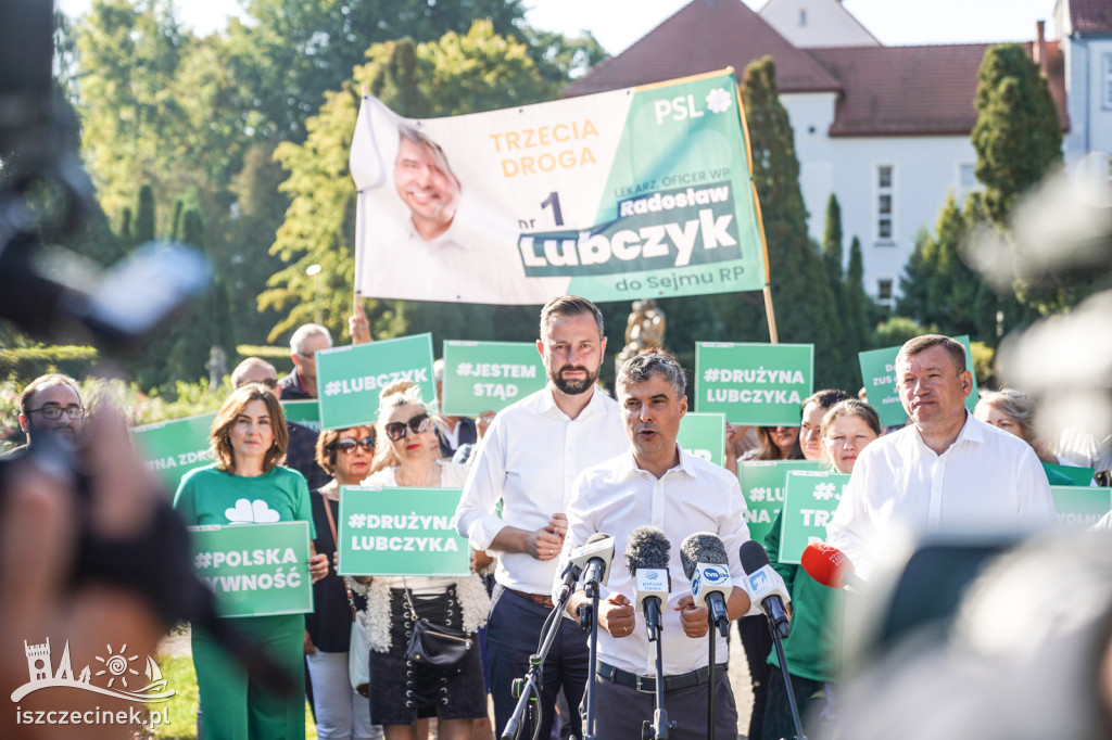 Prezes PSL Władysław Kosiniak-Kamysz w Szczecinku.
