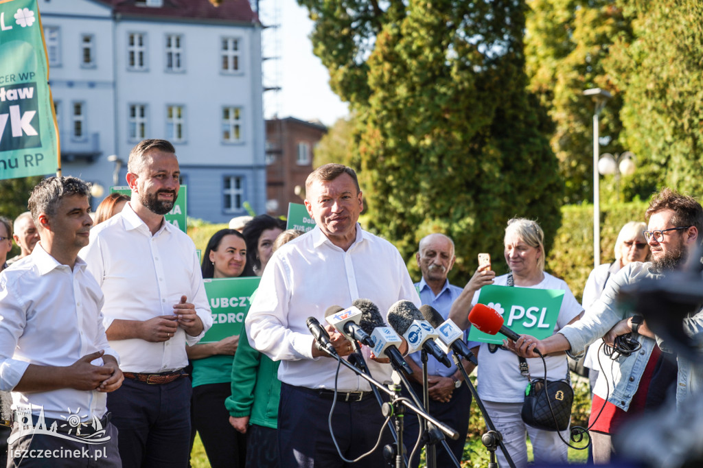 Prezes PSL Władysław Kosiniak-Kamysz w Szczecinku.