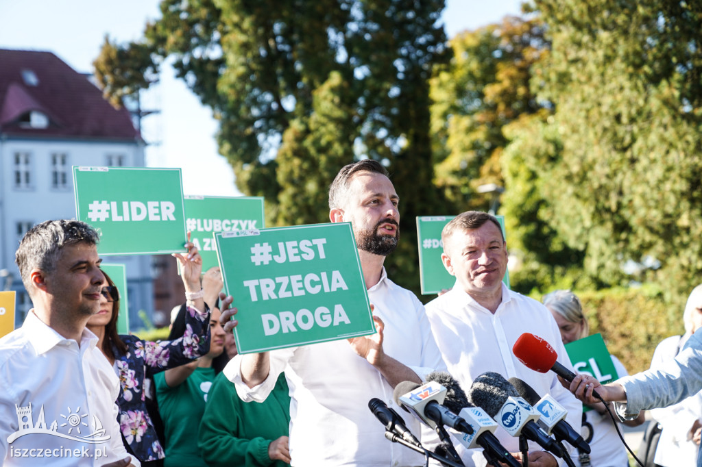 Prezes PSL Władysław Kosiniak-Kamysz w Szczecinku.