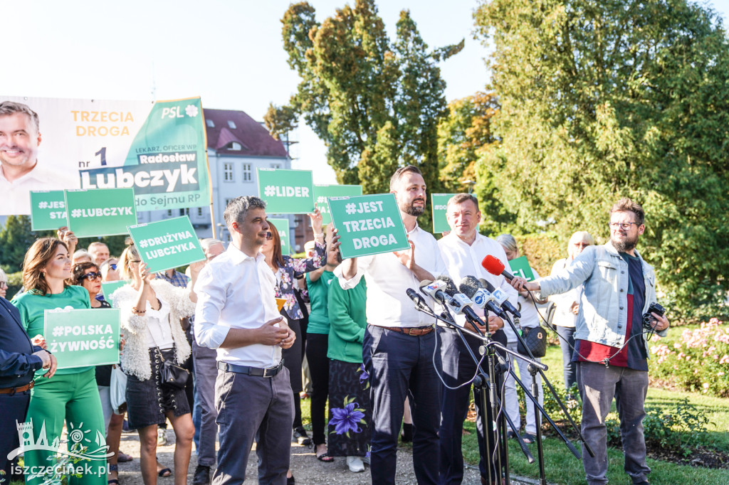 Prezes PSL Władysław Kosiniak-Kamysz w Szczecinku.