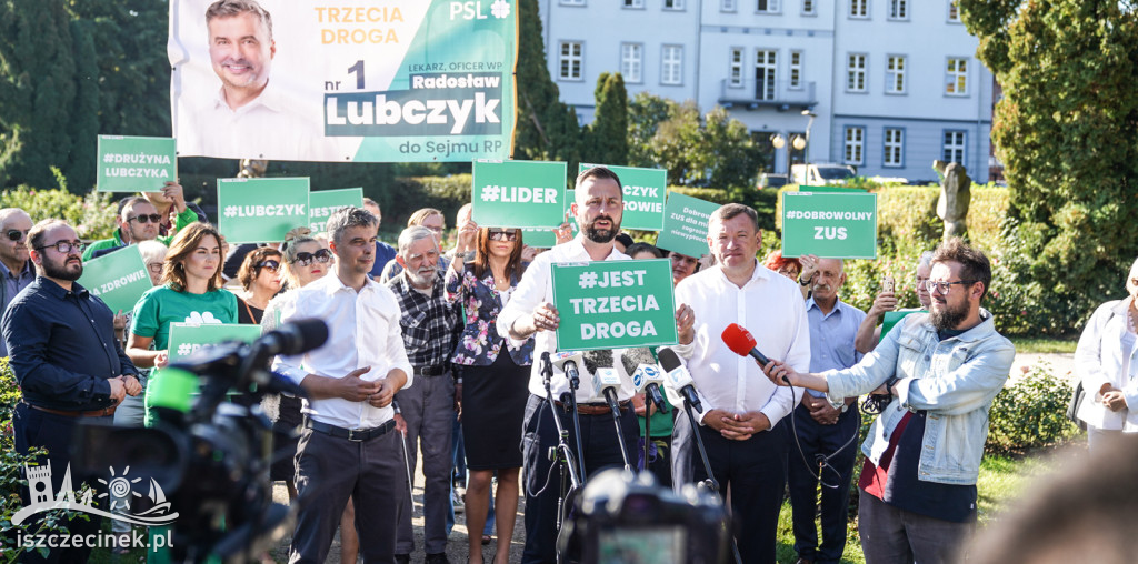 Prezes PSL Władysław Kosiniak-Kamysz w Szczecinku.
