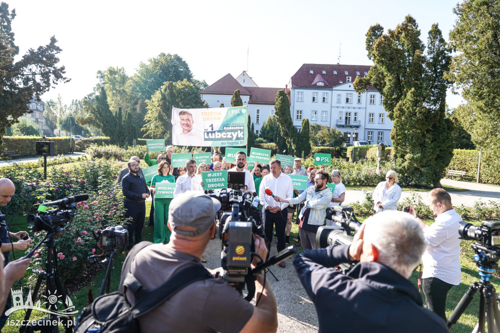Prezes PSL Władysław Kosiniak-Kamysz w Szczecinku.